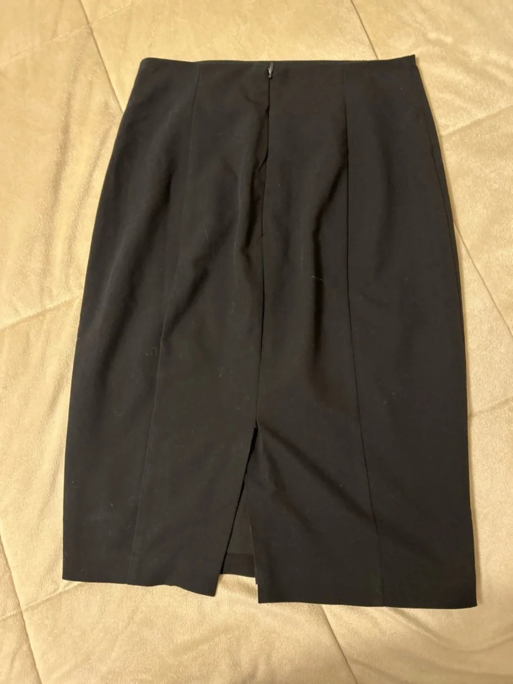 Worthington Black Pencil Skirt With Center Back Slit